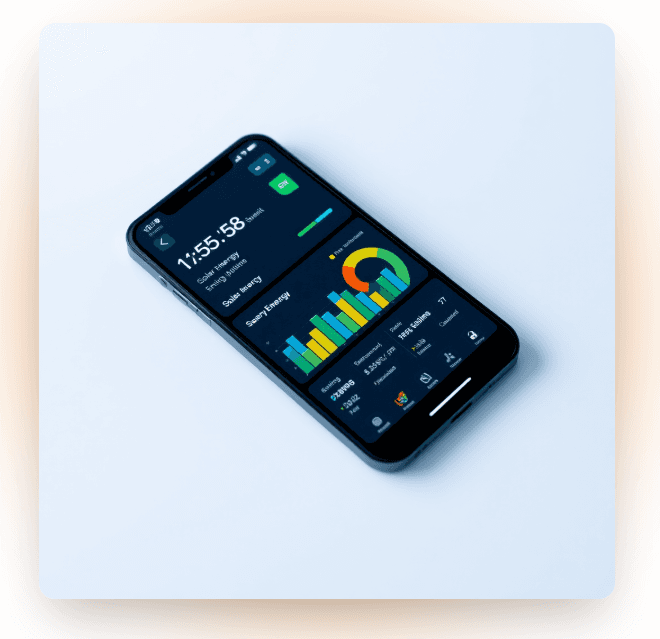 Full transparency at your fingertips. Our smart monitoring platform lets you see exactly how much your system is producing and saving you.